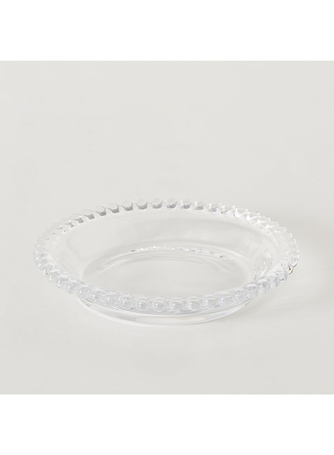 Home Box Merriam Beaded Salad Plate - Clear - 1 Piece - Image 5